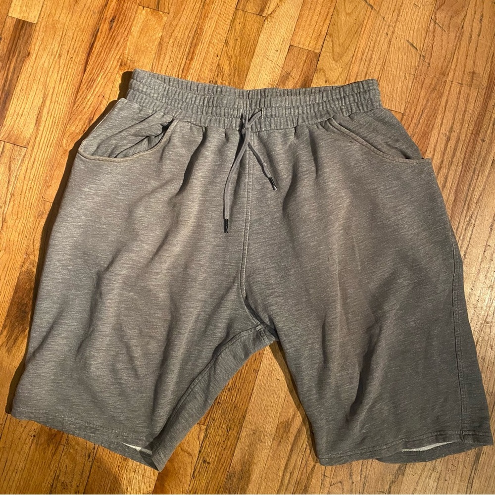 Black Scale Sweat Shorts